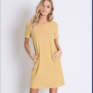 Mustard dress